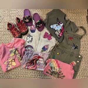 Lot of girls sparkle clothes